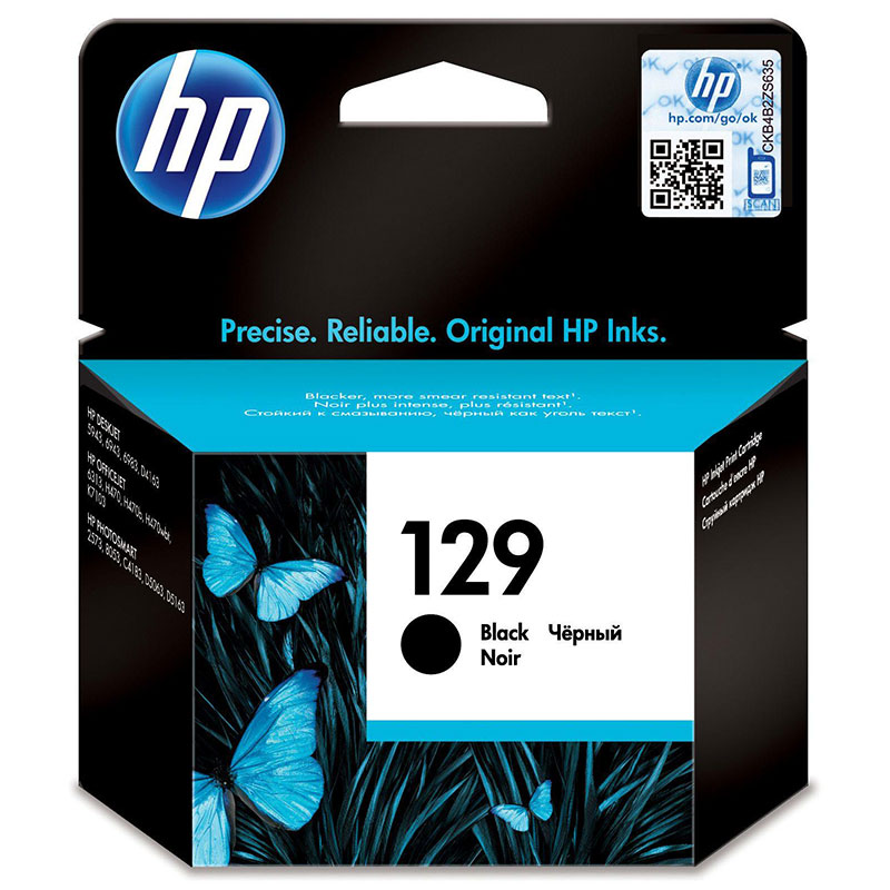 hp-129-noir.jpg HP 129 noir cartouche d'encre authentique - C9364HE – Image 1