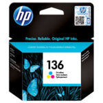 HP 136 trois couleurs cartouche d'encre authentique - C9361HE