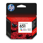 HP 651 trois couleurs cartouche d'encre authentique - C2P11AE