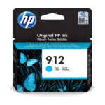 HP 912 cyan Cartouche d'encre authentique - 3YL77AE
