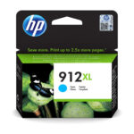 HP 912XL cyan Cartouche d'encre grande capacité authentique - 3YL81AE