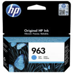 HP 963 cyan Cartouche d'encre authentique - 3JA23AE