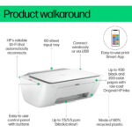 HP DeskJet 2875 Ink Advantage Imprimante - 60K47C – Image 4