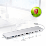 ATEN UH3234 Station d’accueil multiports USB-C - 10 en 1 – Image 3