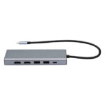 DACOMEX Hub mobile USB-C 14 en 1 MiniDock triple écran MST - 310762 – Image 4