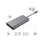 DEXLAN Dock USB Type-C to HDMI - DisplayPort - 4K - LAN - HUB - SD2.0 - Charg.PD3.0 – Image 2
