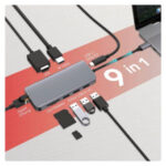 Mini Dock USB-C to HDMI - VGA - LAN - 3 USB-A - SD - USB-C - PD 100W – Image 3
