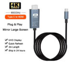 R SCAR RS-CABTCHD Câble Type-C vers HDMI 2m – Image 3