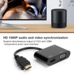 R SCAR RS-HDHDVGA HDMI vers HDMI - VGA - AUDIO Convertisseur – Image 4