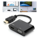 R SCAR RS-HDHDVGA HDMI vers HDMI - VGA - AUDIO Convertisseur – Image 5