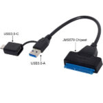 R SCAR RS-TCUSBSATA Type-C USB 3.0 Vers SATA 2.5" SSD-HDD Convertisseur – Image 2