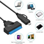 R SCAR RS-TCUSBSATA Type-C USB 3.0 Vers SATA 2.5" SSD-HDD Convertisseur – Image 3