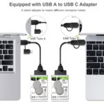 R SCAR RS-TCUSBSATA Type-C USB 3.0 Vers SATA 2.5" SSD-HDD Convertisseur – Image 4