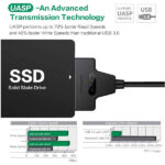 R SCAR RS-TCUSBSATA Type-C USB 3.0 Vers SATA 2.5" SSD-HDD Convertisseur – Image 5