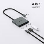 TP-LINK UH3020C Hub USB Type-C 3 en 1 – Image 2
