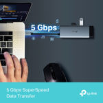 TP-LINK UH6120C Hub USB Type-C 6 en 1 – Image 11