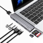 WiWU T9 Hub USB Type-C 8 en 1 Adaptateur Macbook – Image 2