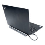 Docking Station USB-C 11 en 1 - 2xHDMI VGA LAN SD Audio PD100W - 040856 – Image 3