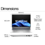 HP ProBook 4 G1iR 16″ Ultra 7 Ordinateur portable - CA6U7AT – Image 6